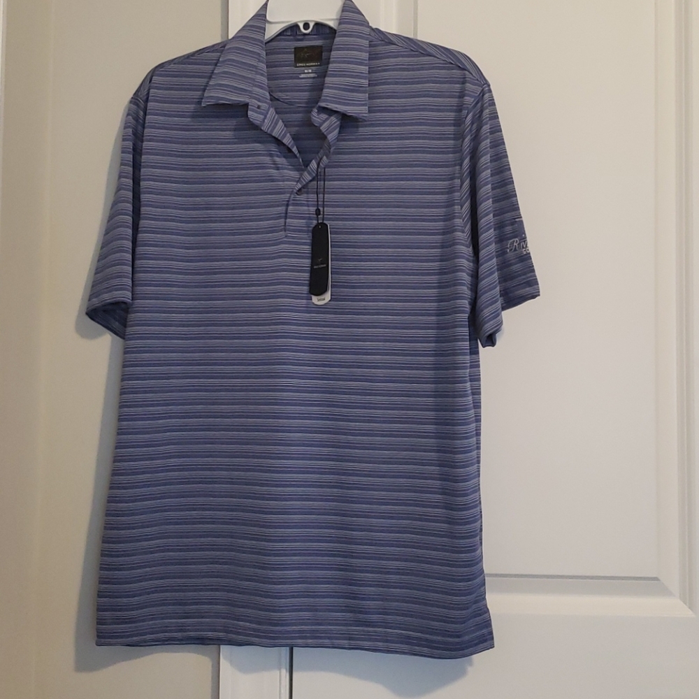 Greg Norman Performance Golf Polo Shirt NWT
